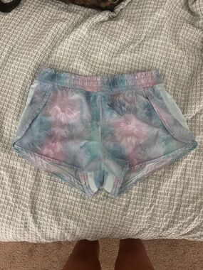 AS REVIVAL Pastel Blue & Lavender Tie-Dye Shorts